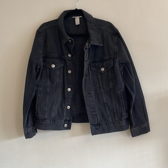 H&M Oversized Denim Jacket | Size US 12 - Picture 6 of 9